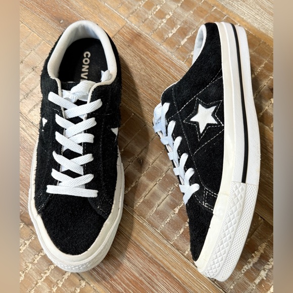 Converse Shoes - Converse Black and White One Star Low Top Sneakers